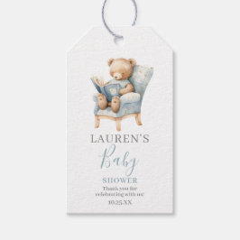 Ett nytt kapitel Börjar Baby Shower Pojke presentk Presentetikett