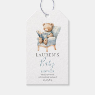 Ett nytt kapitel Börjar Baby Shower Pojke presentk Presentetikett