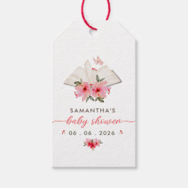 Ett nytt kapitel börjar baby shower presentetikett