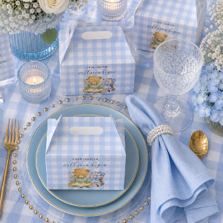 Ett Nytt Kapitel Börjar Bear Books Baby Shower Presentaskar