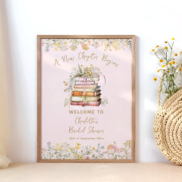 Ett nytt kapitel börjar Blommigtens Möhippa Välkom Poster