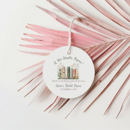 Ett Nytt Kapitel Börjar! Bröllopspresent För Brudt Gåvor Etiketter