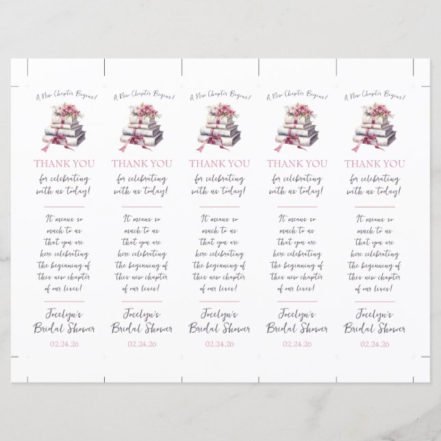 Ett nytt kapitel börjar! Favoriter för bokmärkesvi (Framsida)