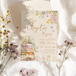 Ett nytt kapitel börjar med Möhippan Wildblomma Inbjudningar