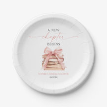 Ett Nytt Kapitel Börjar Rosa Band Böcker Bröllopsf