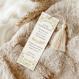 Ett nytt kapitel börjar Storybook Baby Shower-favo