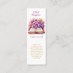 Ett nytt kapitel Hydrangea Bokmärke Favorit