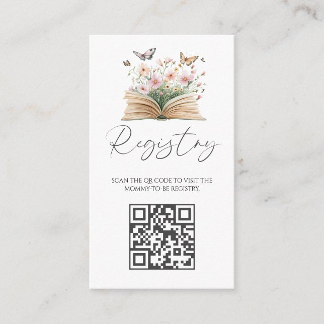 Ett nytt kapitel-register för babyskor tilläggskort (Framsida)