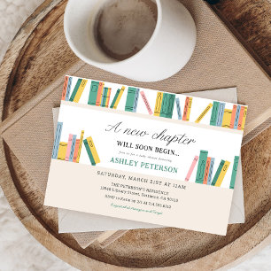 Ett nytt kapitel Storybook Baby Shower Inbjudningar