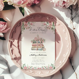 Ett nytt kapitel Storybook Baby Shower Inbjudningar