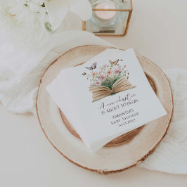 Ett nytt kapitel Storybook Baby Shower Pappersservett