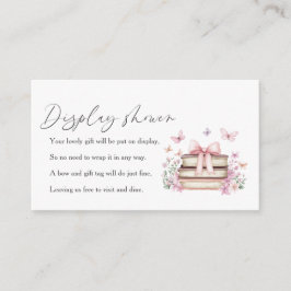 Ett nytt kapitel Storybook Baby Shower Visning Sho Tilläggskort