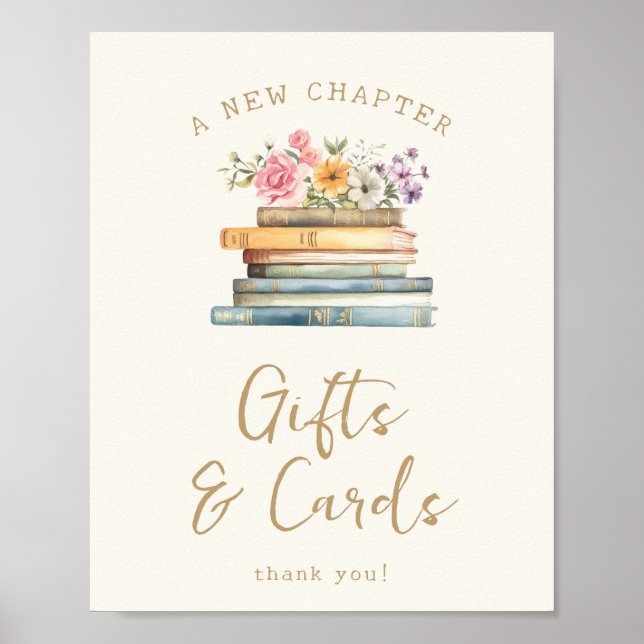 Ett Nytt Kapitel Wildflower Böcker Poster (Framsidan)