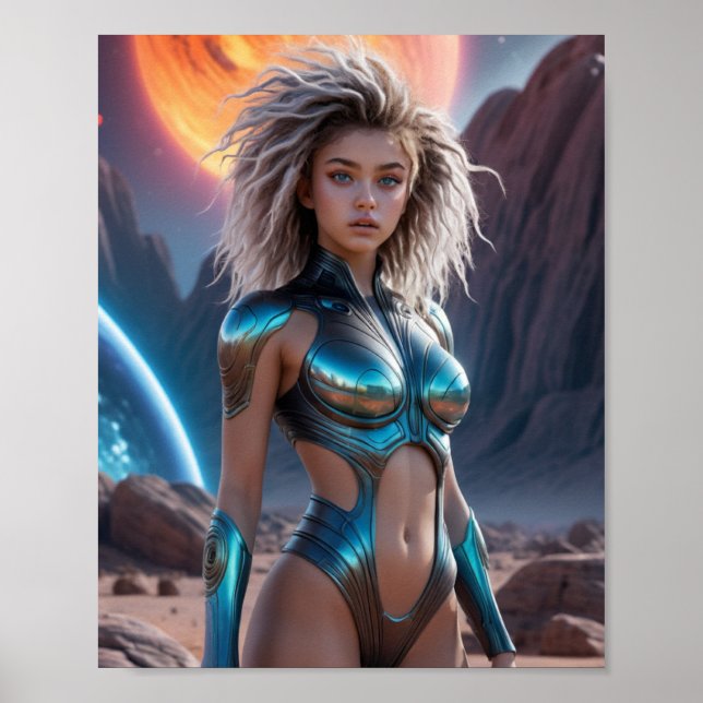 Ett nytt liv på Mars Poster (Framsidan)