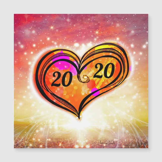 Ett nytt magnetkort för ett Kärlek-Anpassade (Framsida)