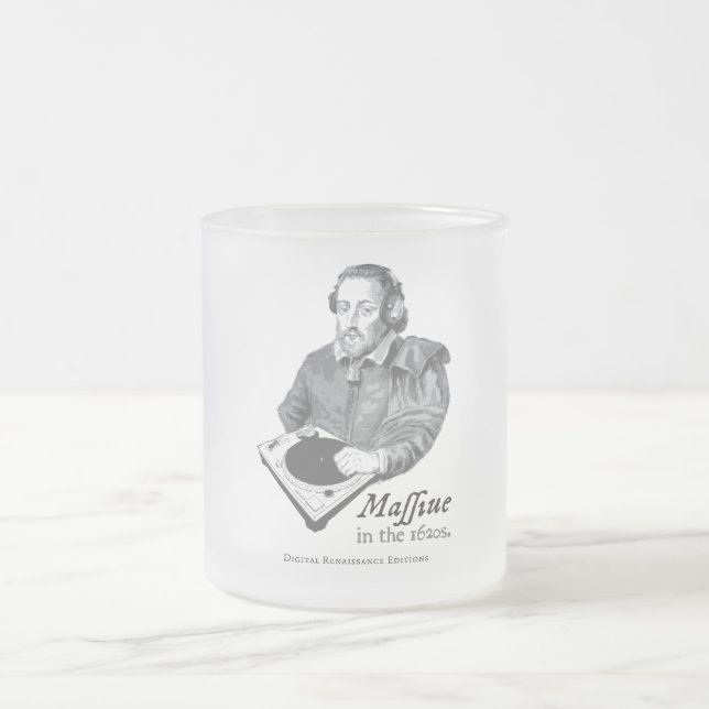 Ett nytt sätt att snurra gamla dekar (mugg) frostad glasmugg (Center)