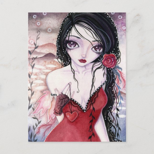 Ett och endast ett hjärta - vykort (Framsida)