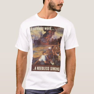 Ett oförsiktigt ord… Needless sjunka T-shirt