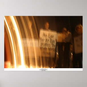 Ett Öga för ett Öga gör hela Blinden Poster