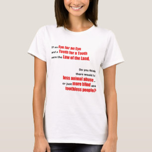 Ett öga för ett öga t shirt
