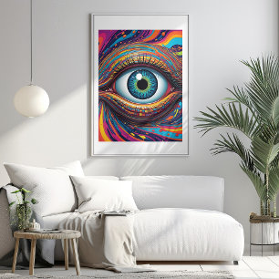 Ett Öga i Syber Space-Poster Poster