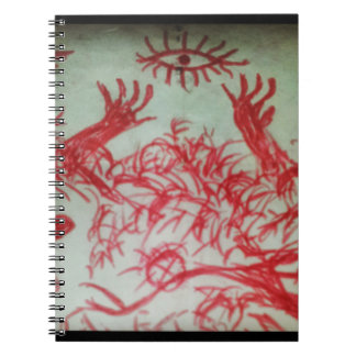 ett öga som du tror på anteckningsbok