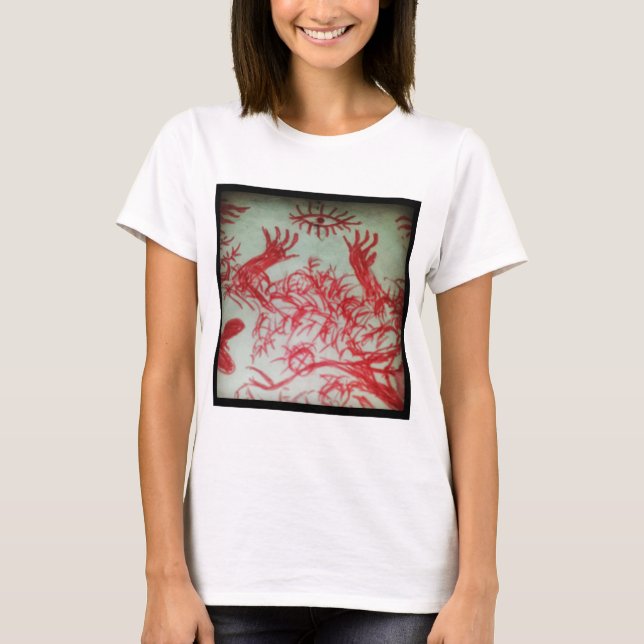 ett öga som du tror på t shirt (Framsida)