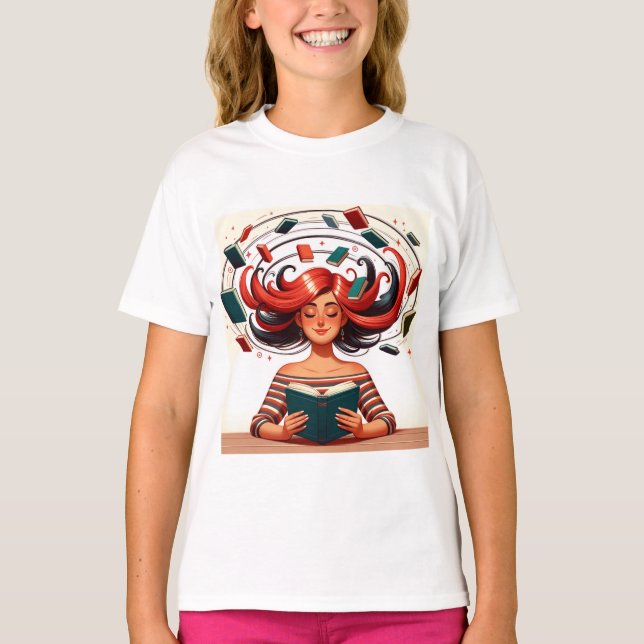 Ett ögonblick av litterära bliss t shirt (Framsida)