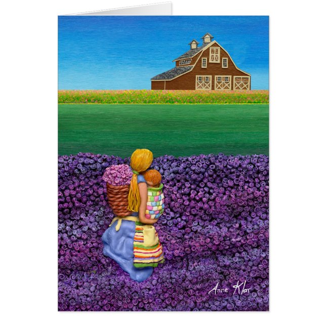 Ett ögonblick hälsningskort (Framsidan)