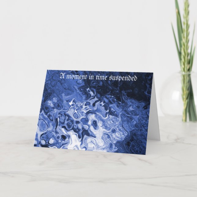 Ett ögonblick i födelsedagskortet kort (Framsida)