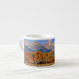 Ett ögonblick i Wyoming i höst Espressomugg