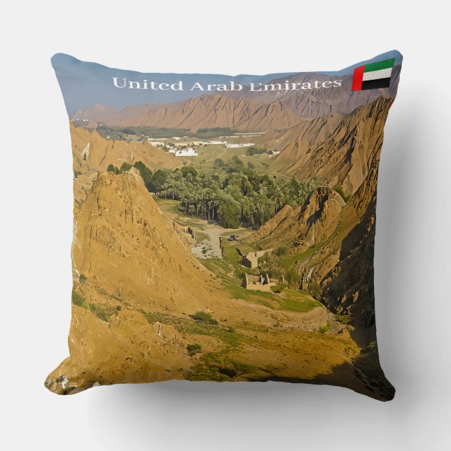 Ett ökenlandskaps skönhet kudde (Framsida)