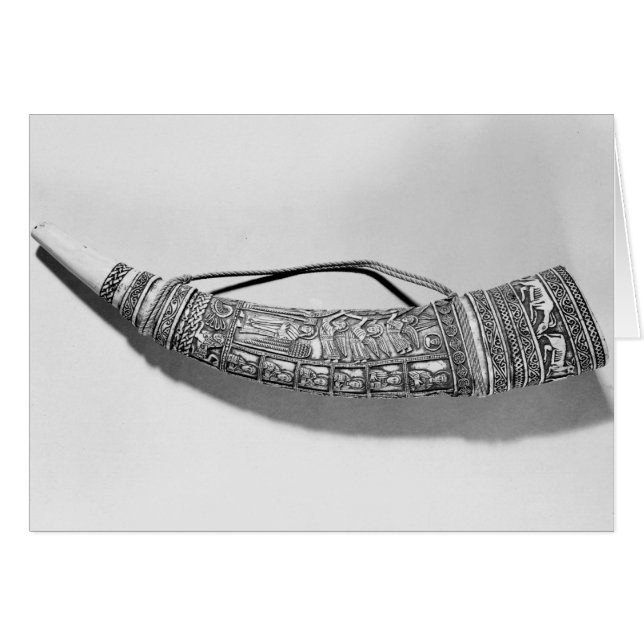 Ett oliphant hälsningskort (Framsidan Horizontal)