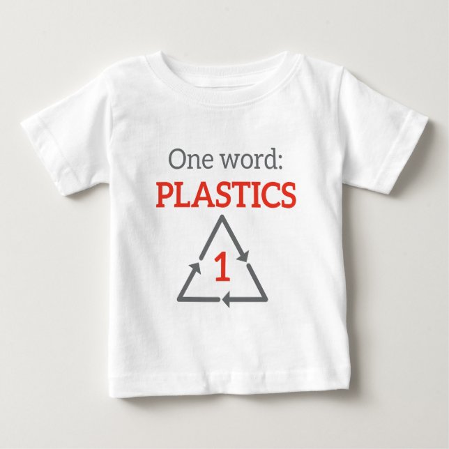 Ett ord: Plast- Tee Shirt (Framsida)