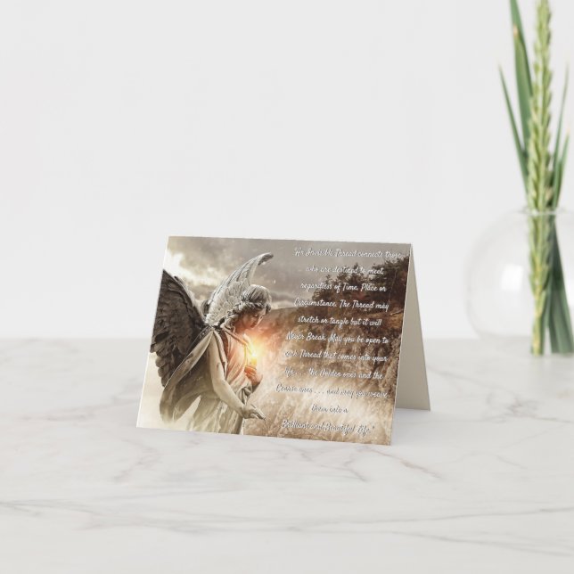 Ett osynligt gratulationskort för trådlöst Ord Kort (Framsida)