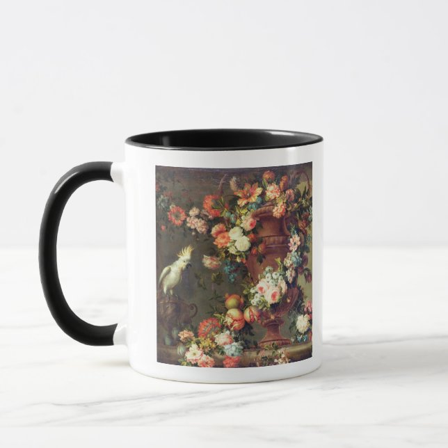 Ett överflöd av frukt och blommor mugg (Vänster)