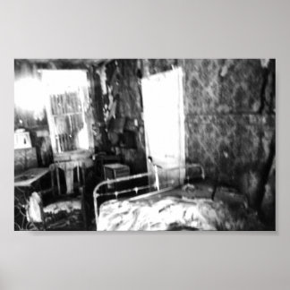 Ett övergivet hus i Texas Poster