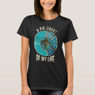 Ett Paj-diagram över mitt livs fiske T Shirt