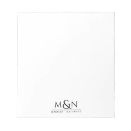 Ett par Ampersand Monogram Anteckningsblock