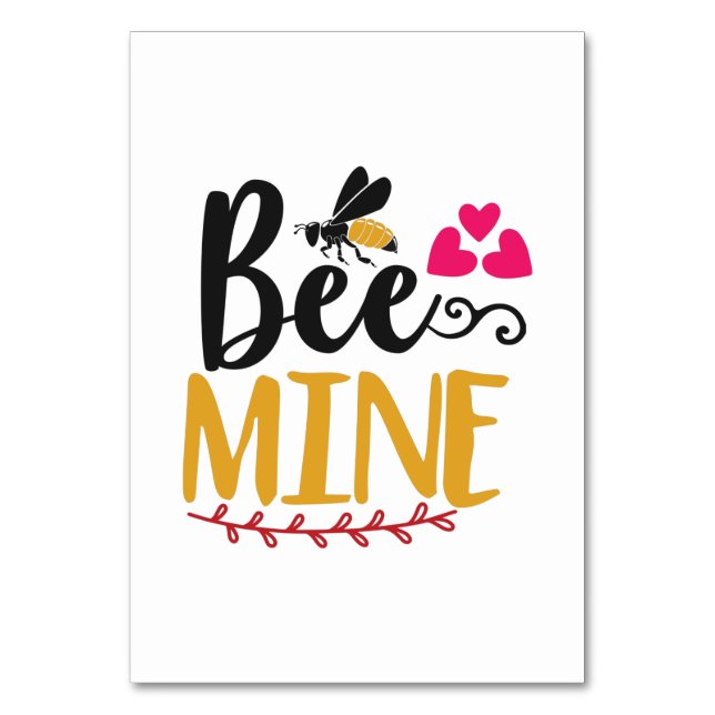 Ett par Art Bee Mine Bordsnummer (Framsidan)