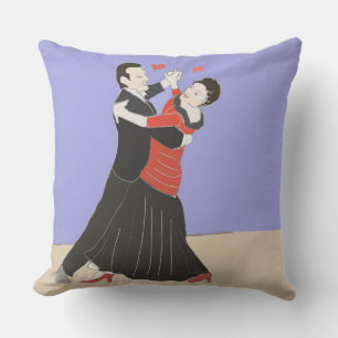 Ett par Ballroom Dancing. Kudde