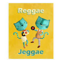 Ett par blåa Reggae-katter