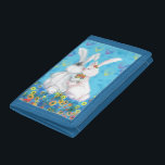Ett par Bunny Trifold Wallet Kärlek<br><div class="desc">Lite bunny MIGNED-målning</div>