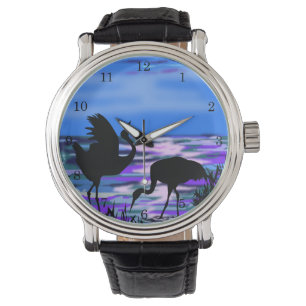Ett par Crane Watch Armbandsur