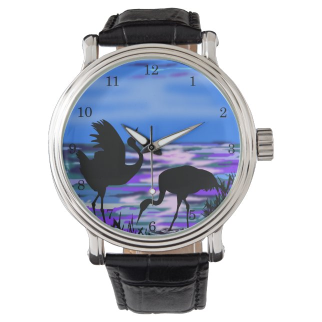 Ett par Crane Watch Armbandsur (Framsida)