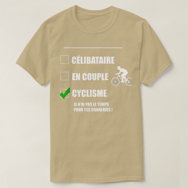 Ett par cykling 2 t shirt (Design framsida)