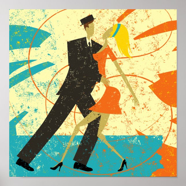 Ett par dansing poster (Framsidan)