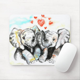 Ett par Elephant Mouse Pad Musmatta