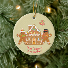 Ett par första jul i vårt nya hem julgransprydnad keramik