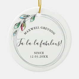 Ett par första julprydnader julgransprydnad keramik